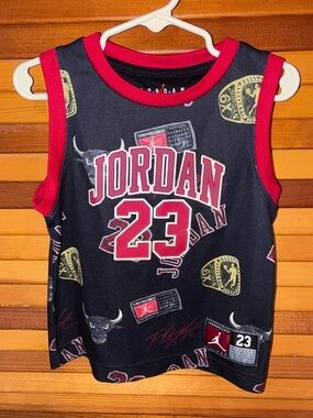 Nike Jordan Kids Jordan 23 Printed Jersey, size 4T
